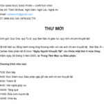 Caritas Giáo phận Vinh: Thư mời tham dự ngày Người Khuyết Tật