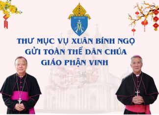 Thư Mục vụ Xuân Bính Ngọ 2026 gửi toàn thể Dân Chúa Giáo phận Vinh